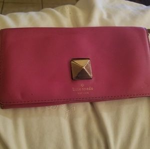 Water Damaged Kate Spade Pink Wallet MAKE OFFER!